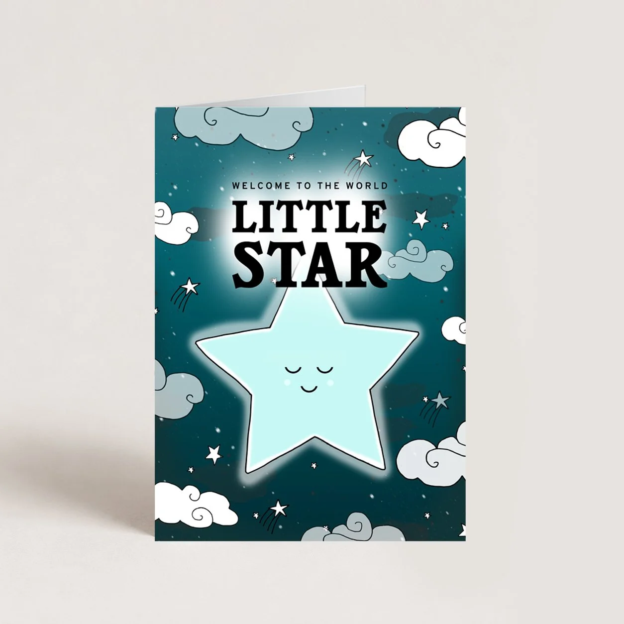 Little Star Baby Card