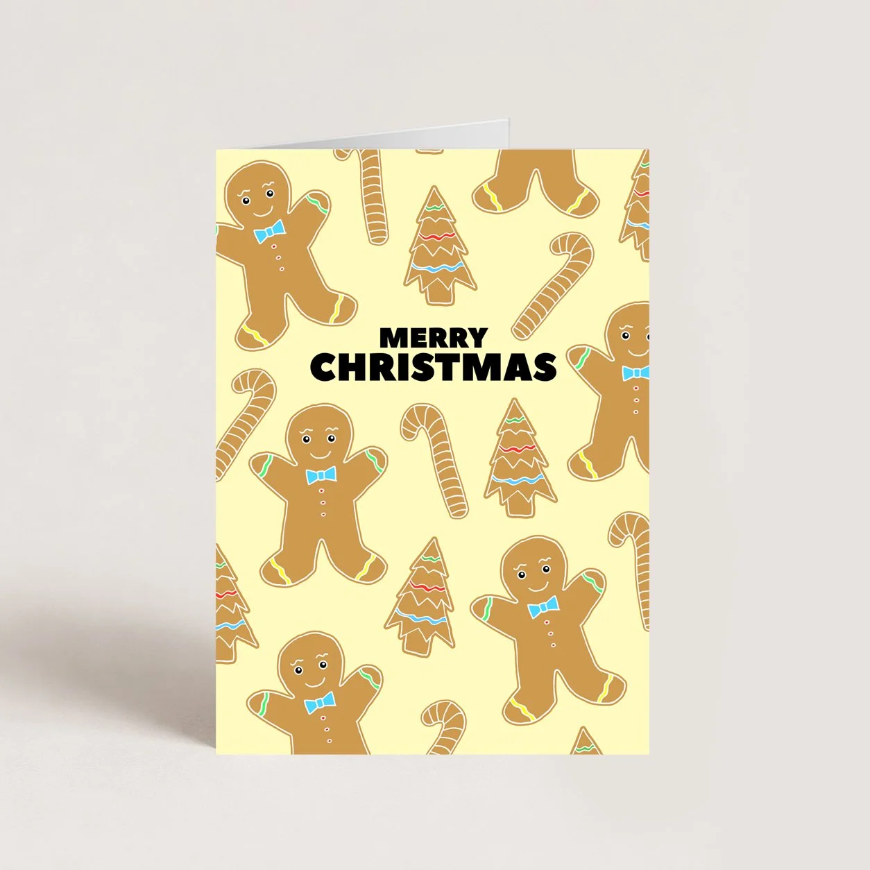 Gingerbread Man Christmas Card