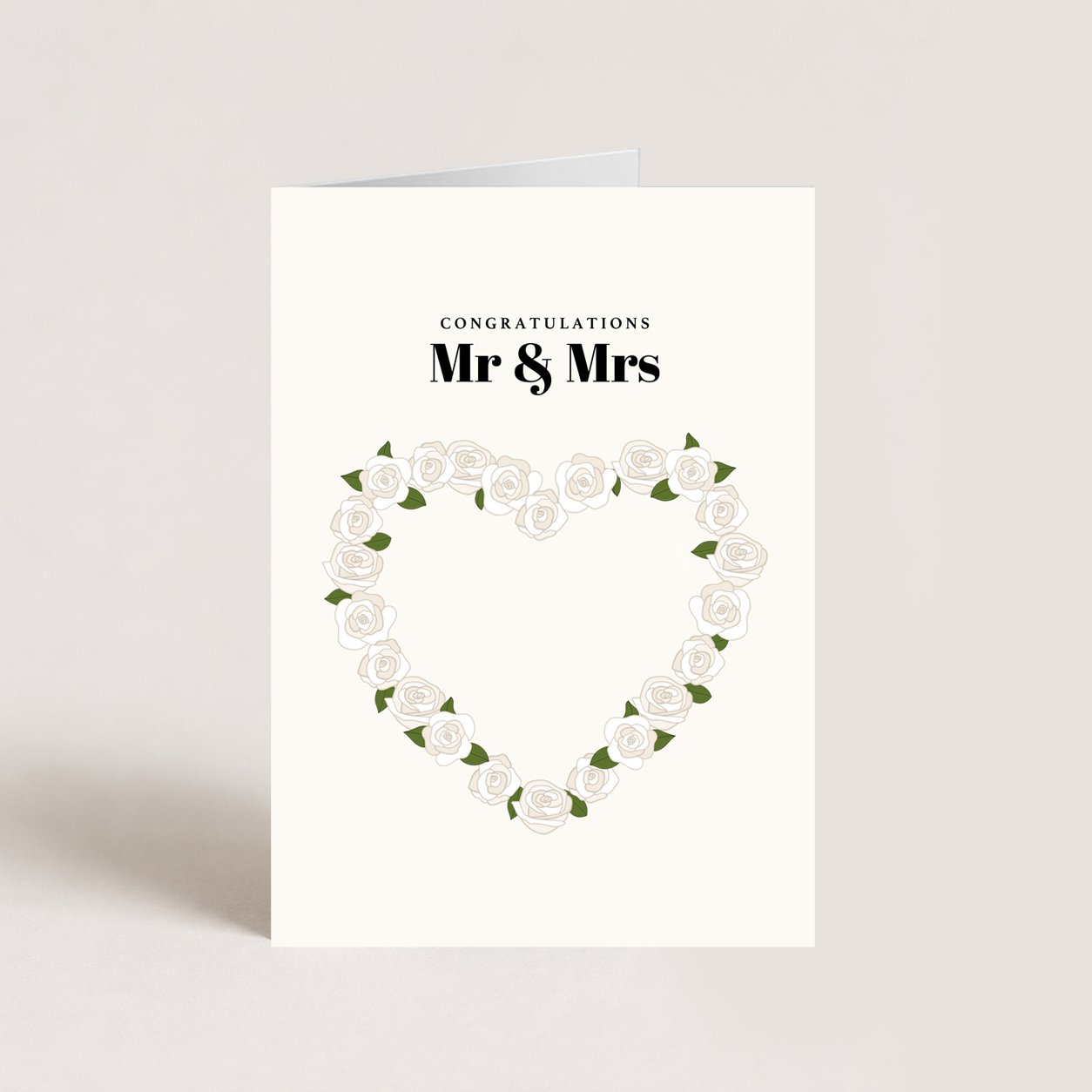 Heart Wedding Card