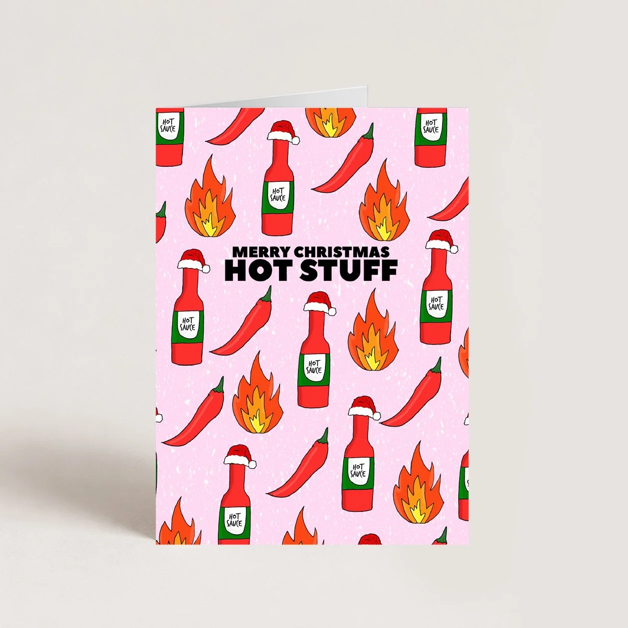 Merry Christmas Hot Stuff Card