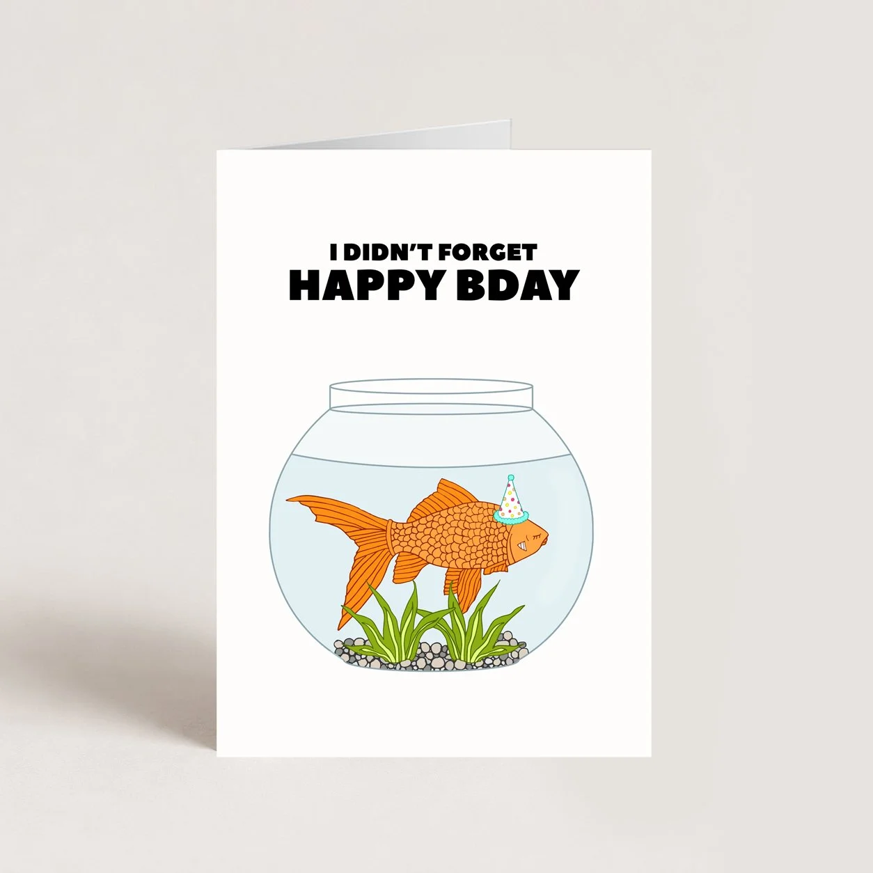 Goldfish Birthday Card