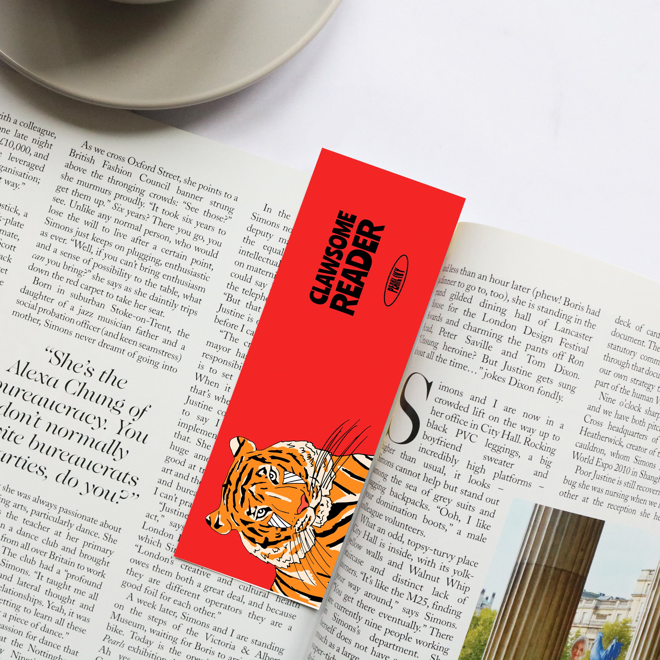 Tiger Bookmark