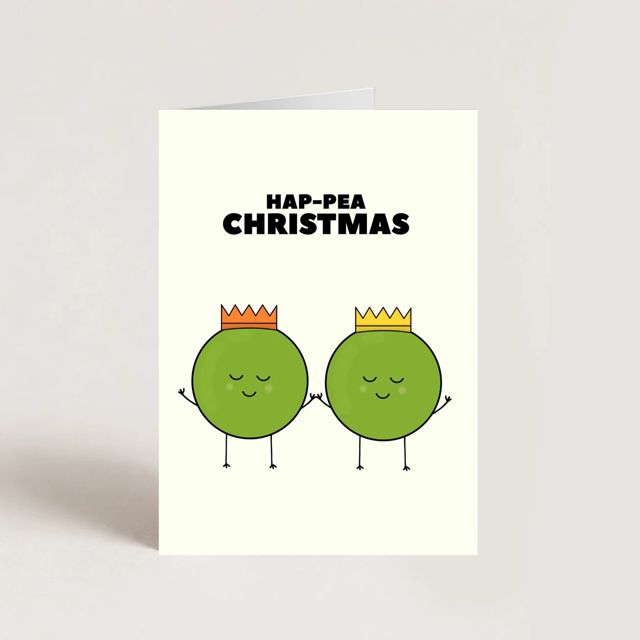 Peas Christmas Card