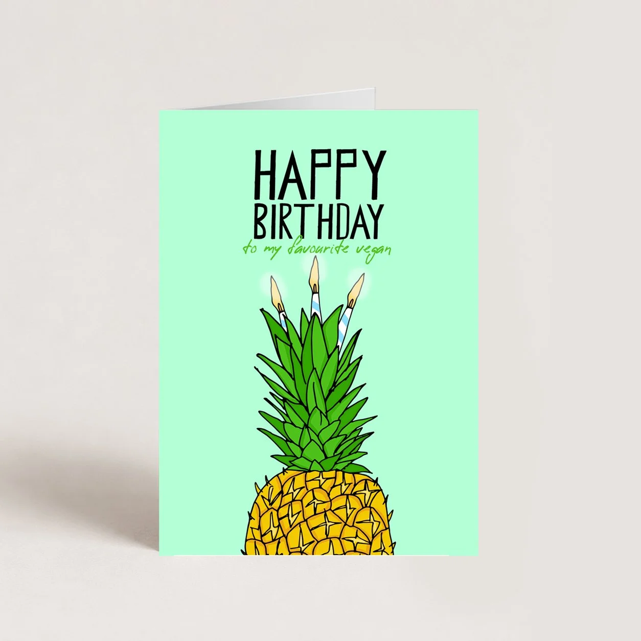 Vegan Birthday Card