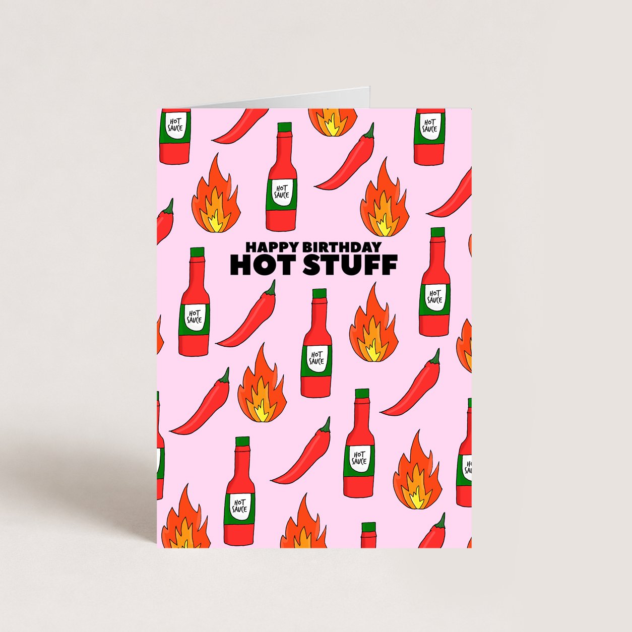 Hot Stuff Birthday Card
