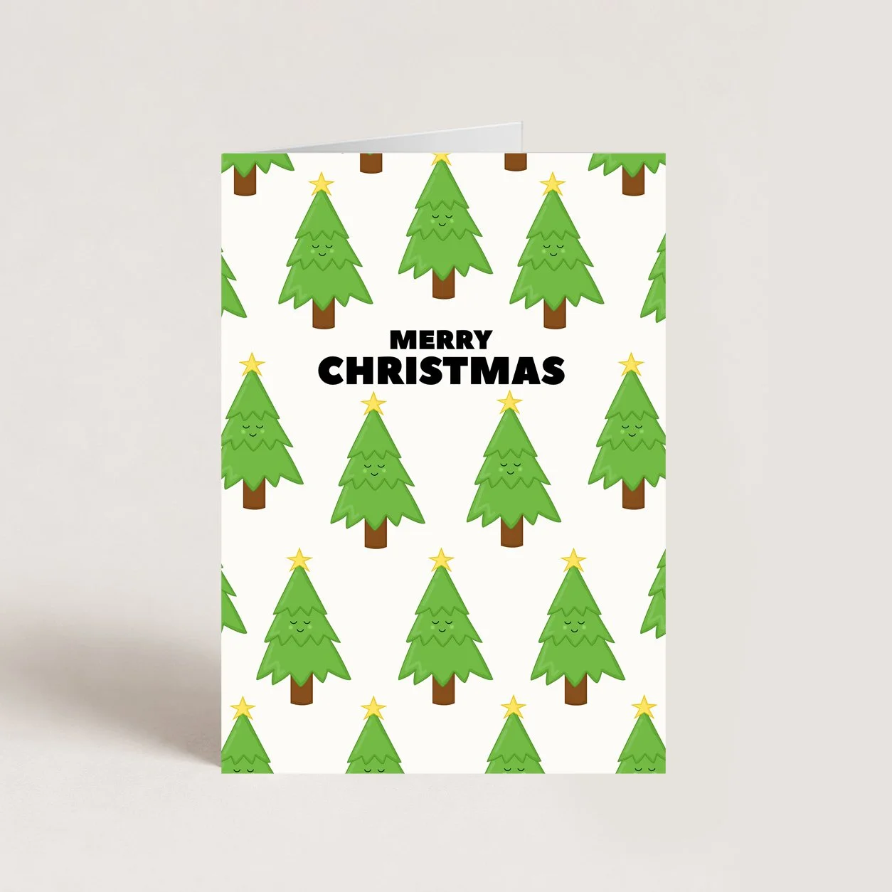 Trees Merry Christmas Card