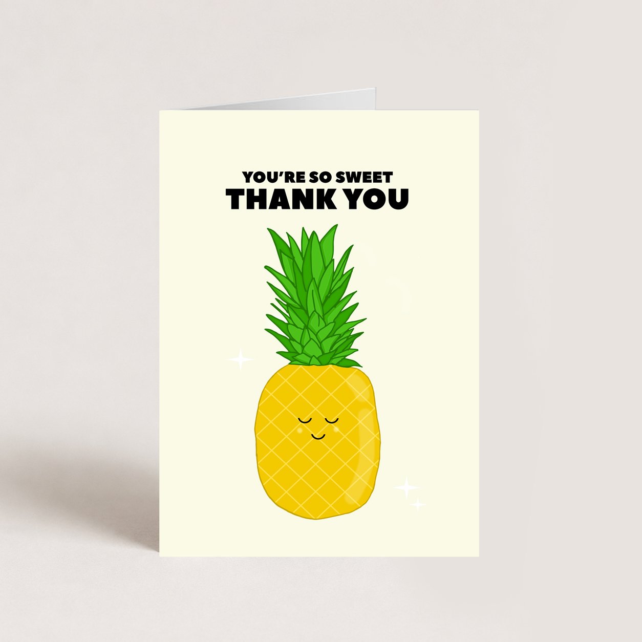 Pineapple Thank You Card
