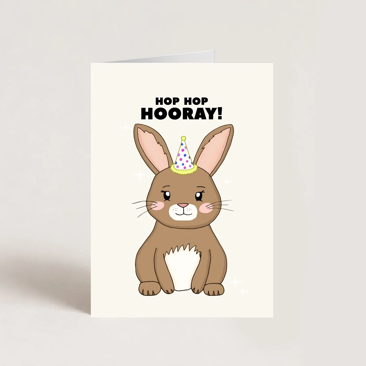 Hop Hop Hooray Birthday Card