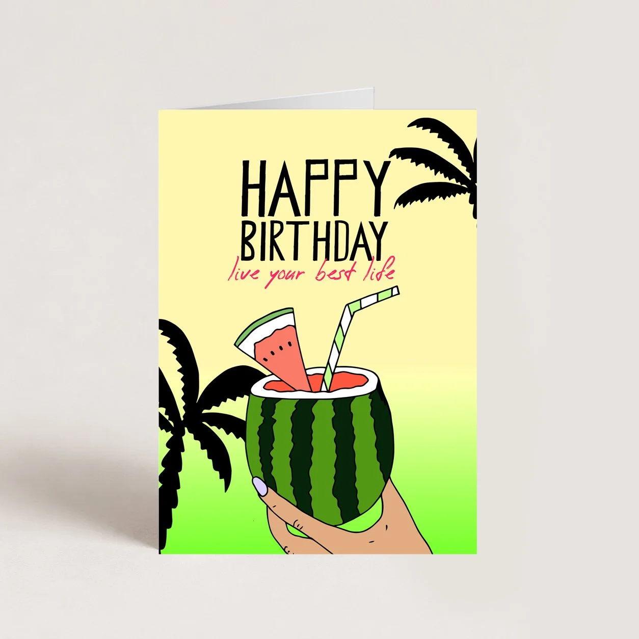 Tropical Birthday Card