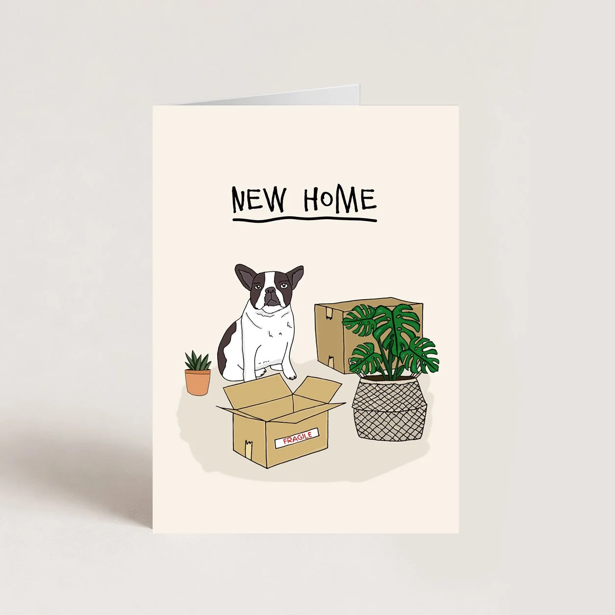 New Home Dog Card