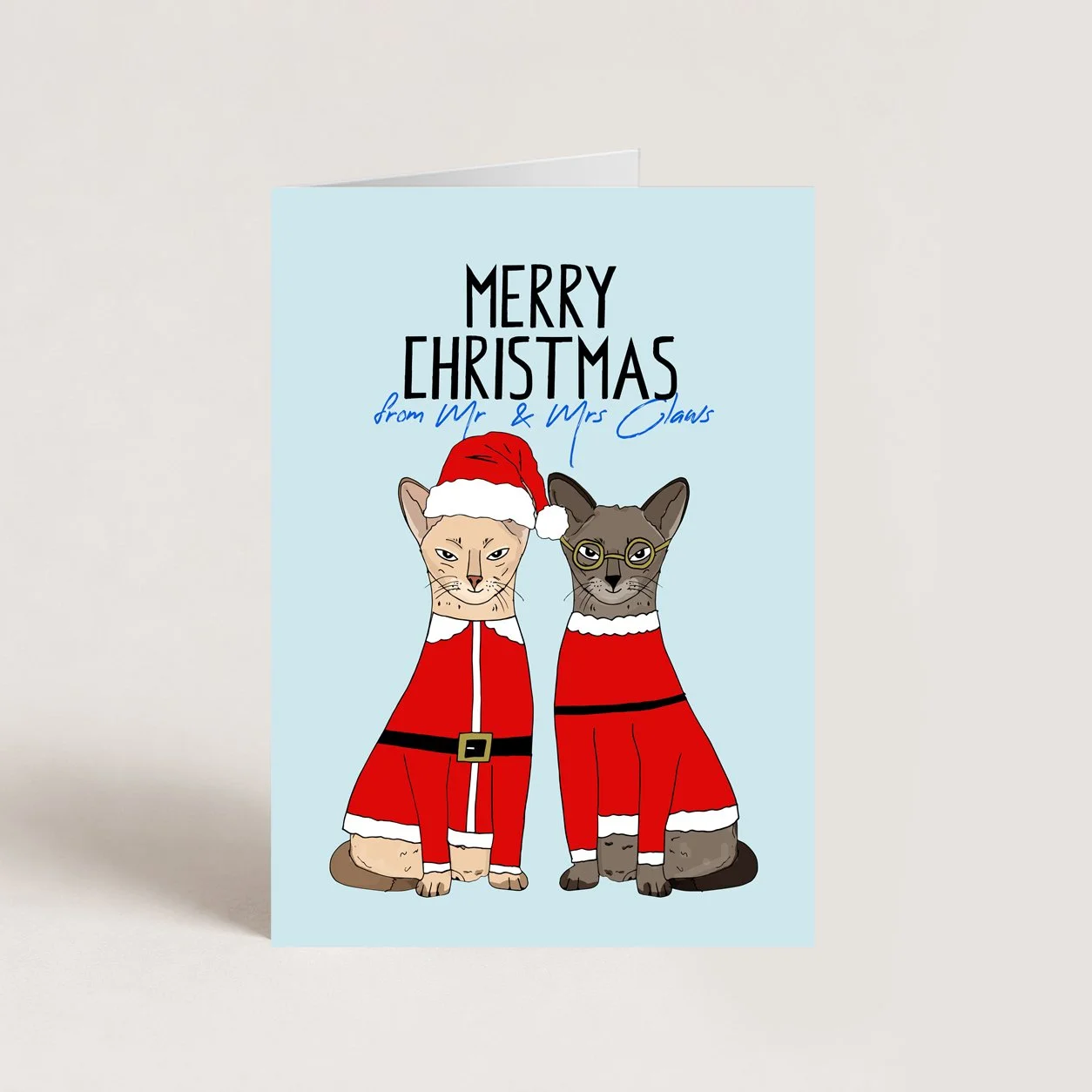 Mr and Mrs Claws Christmas Card