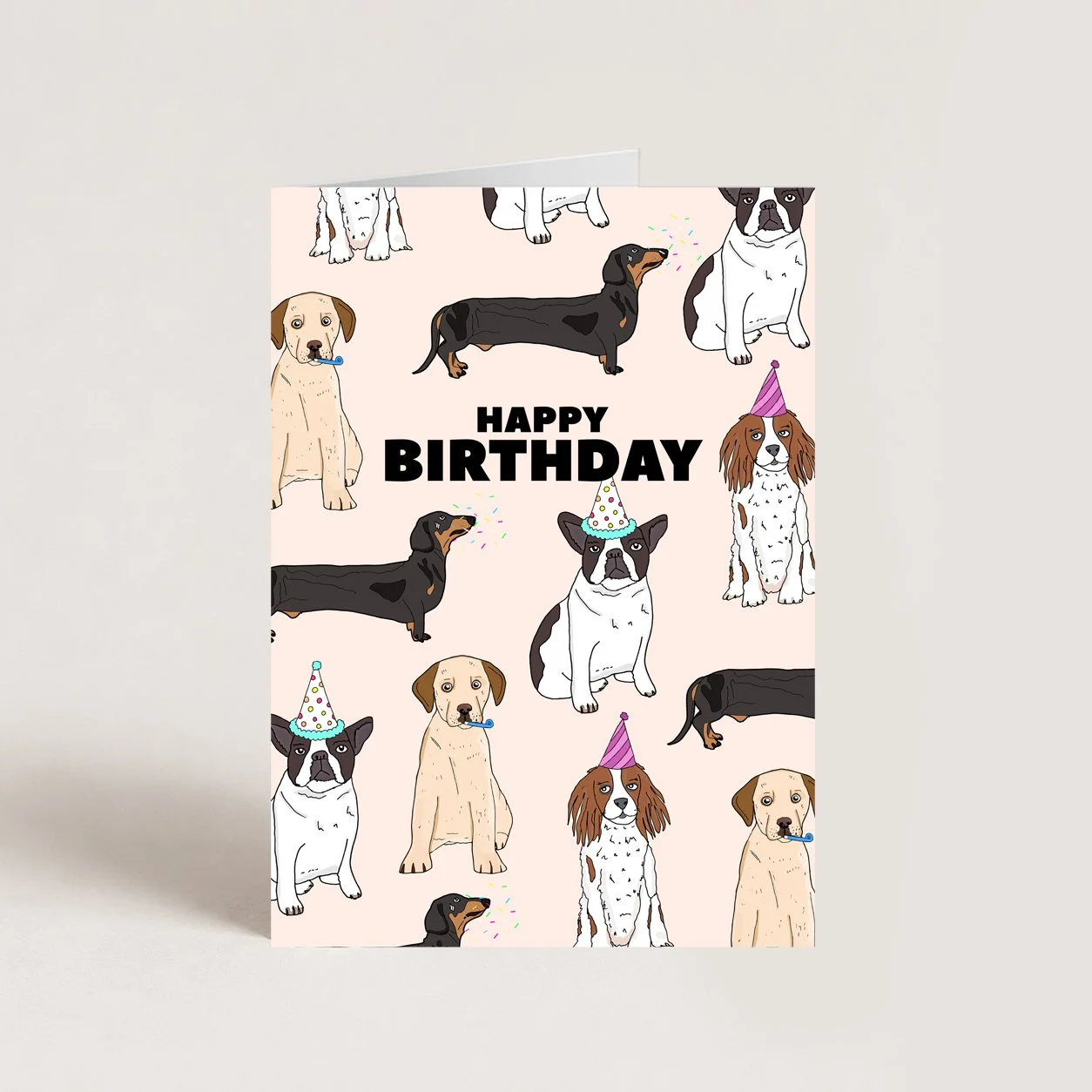 Happy Birthday Dogs Card