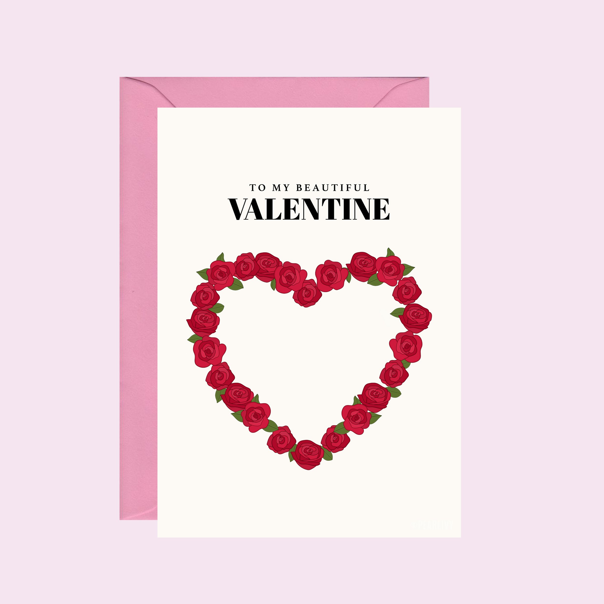 Heart Valentine's Card