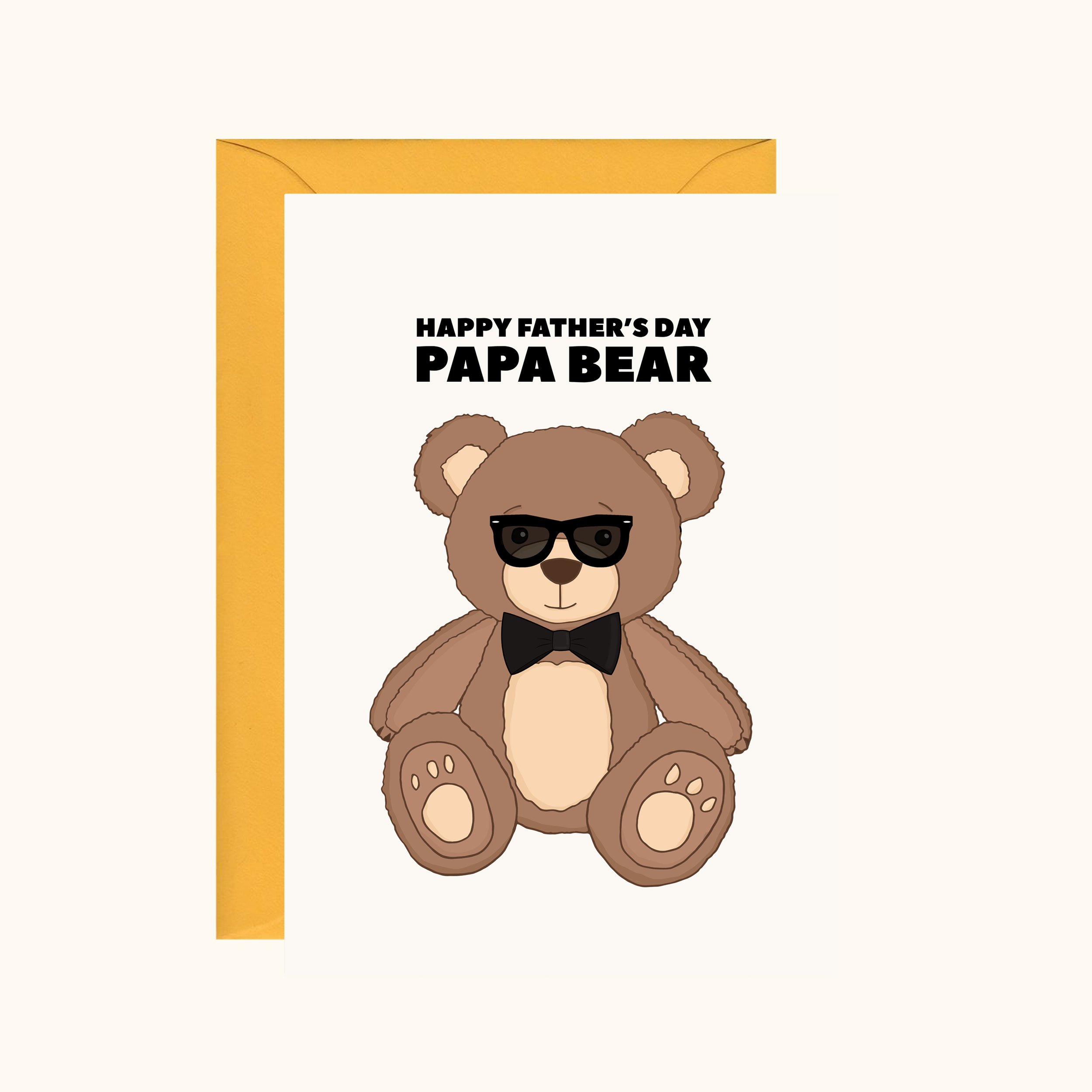 Papa Bear Father's Day Card