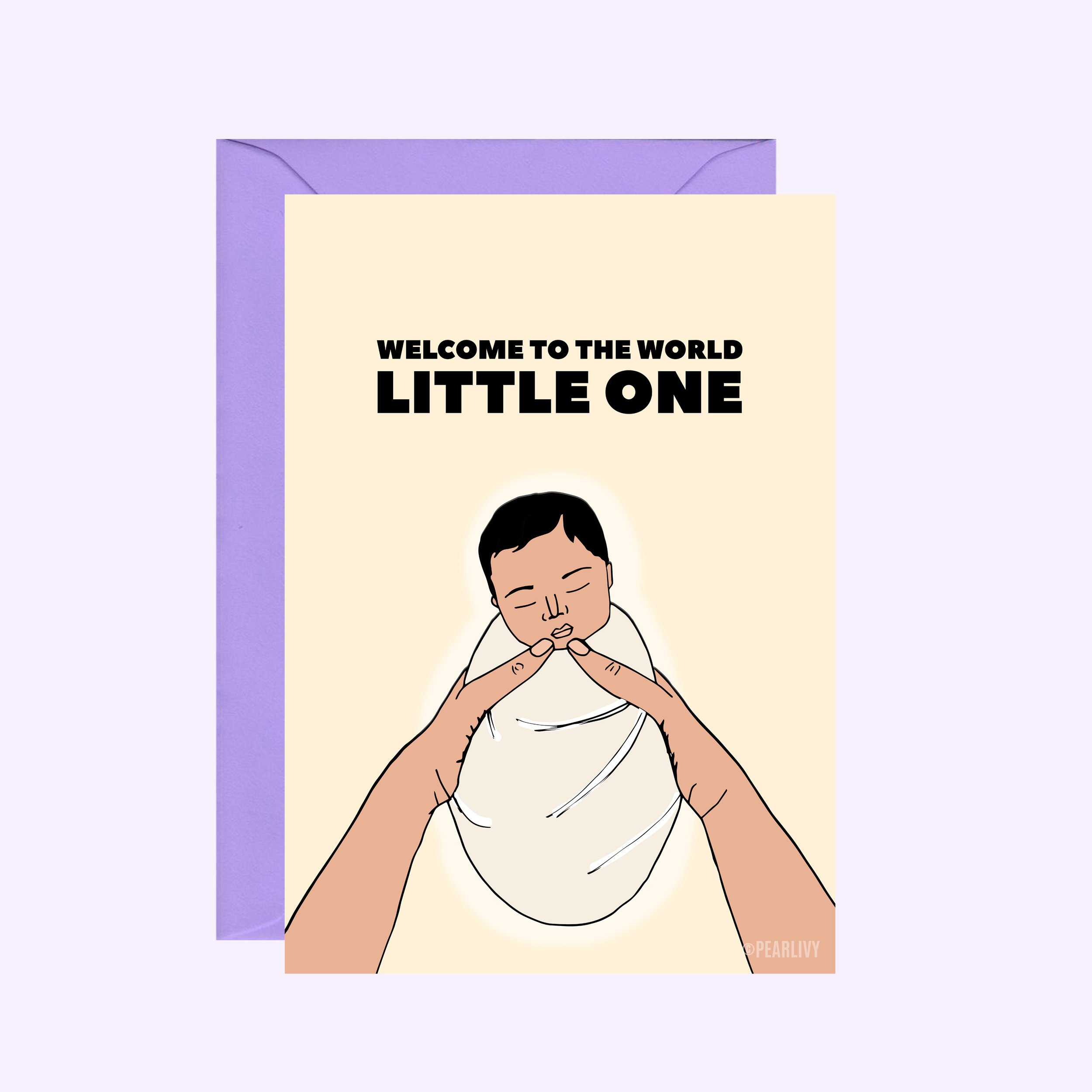 Welcome Little One Baby Card