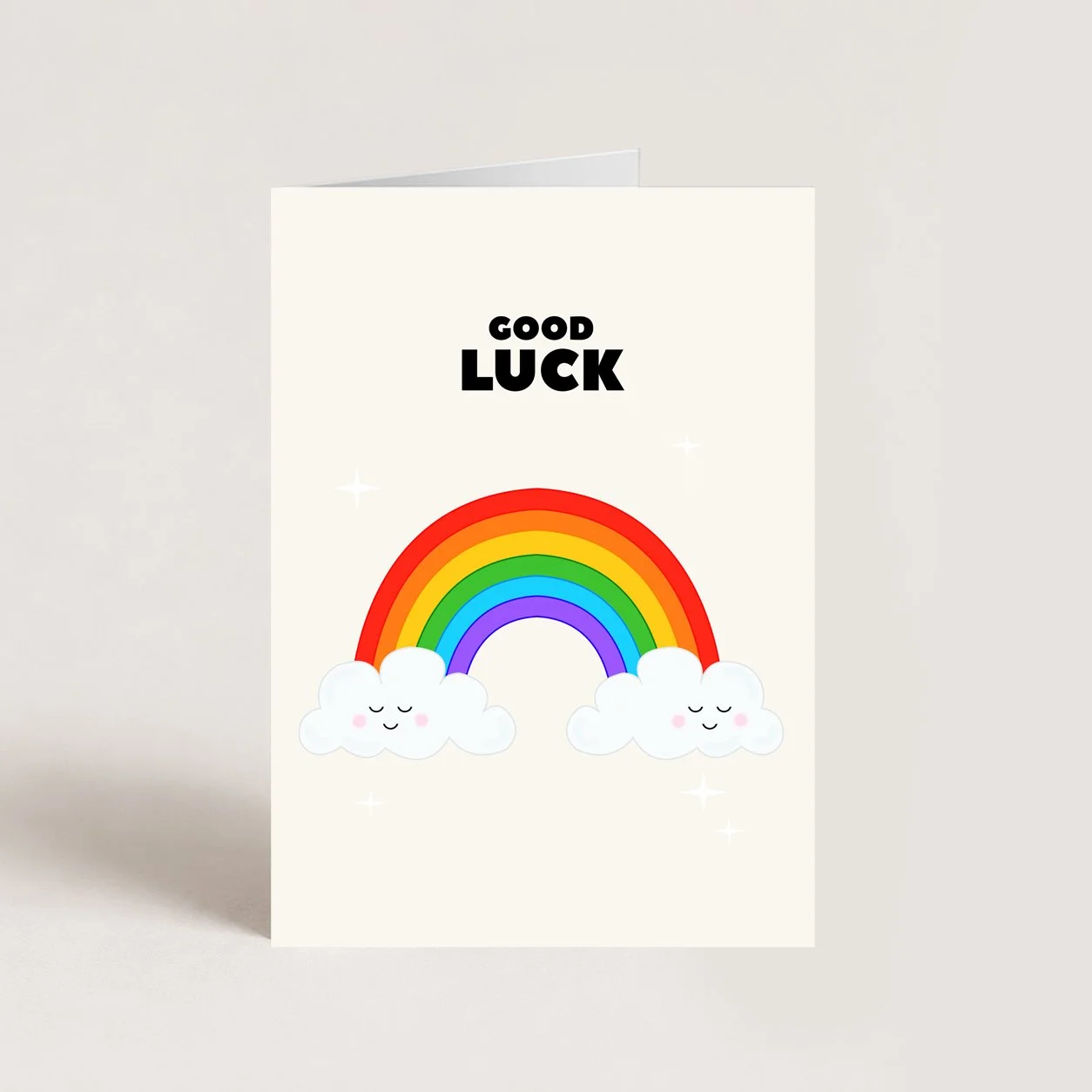 Rainbow Good Luck Card