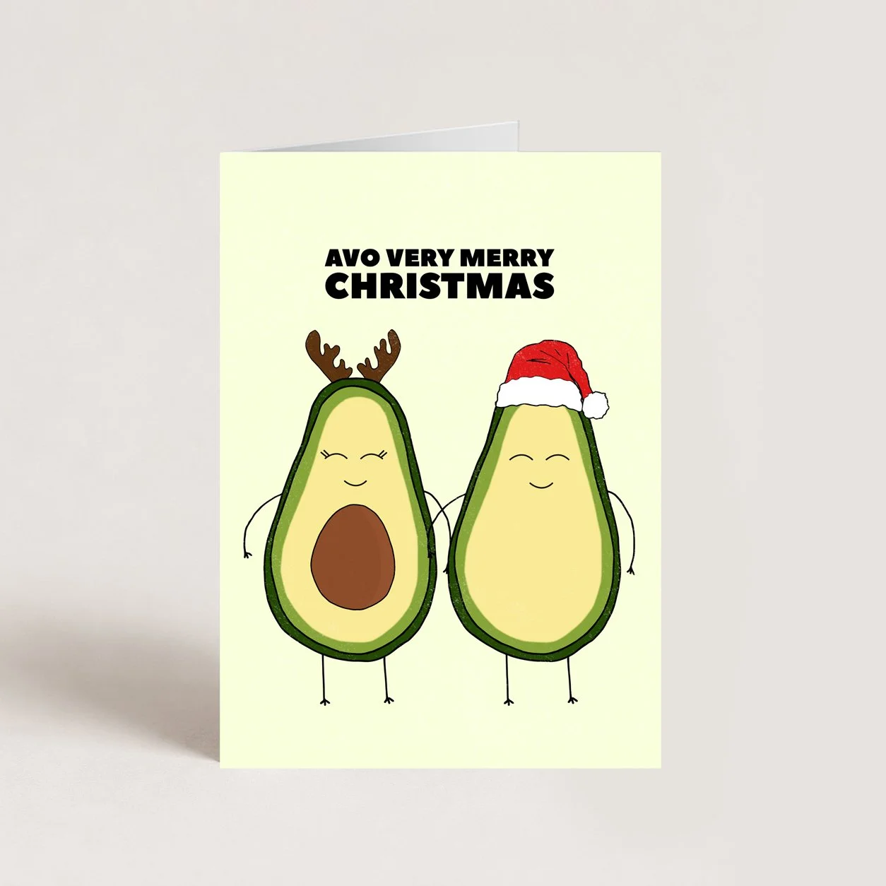 Avocado Christmas Card