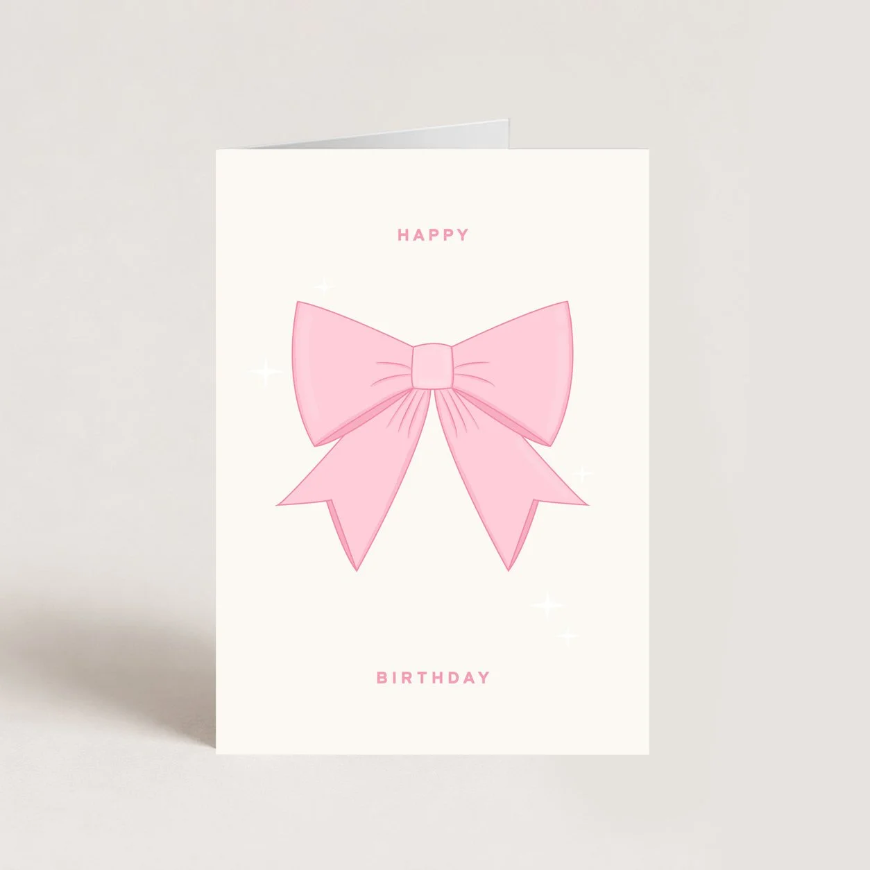 Bow Birthday Card