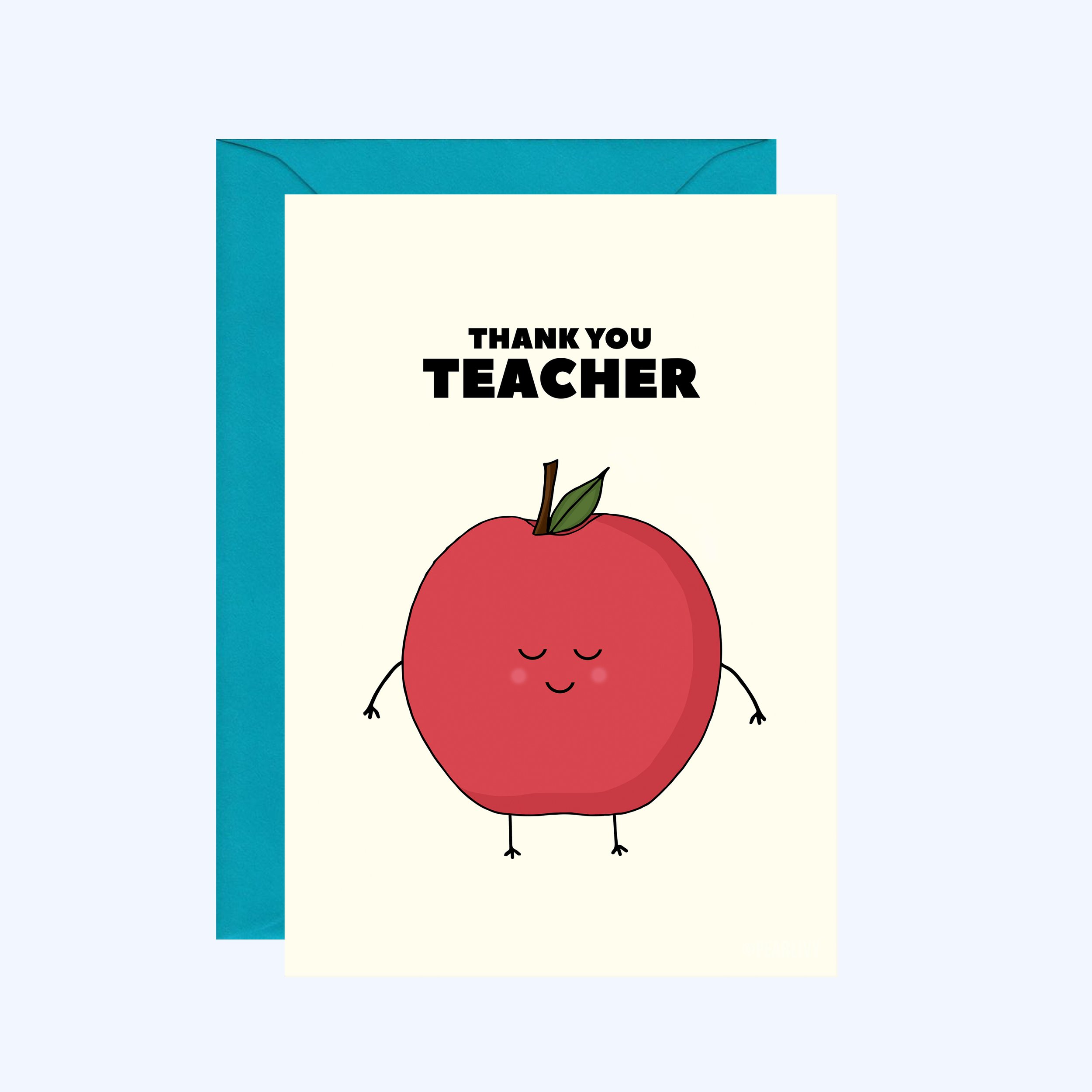 Thank You Teacher Card