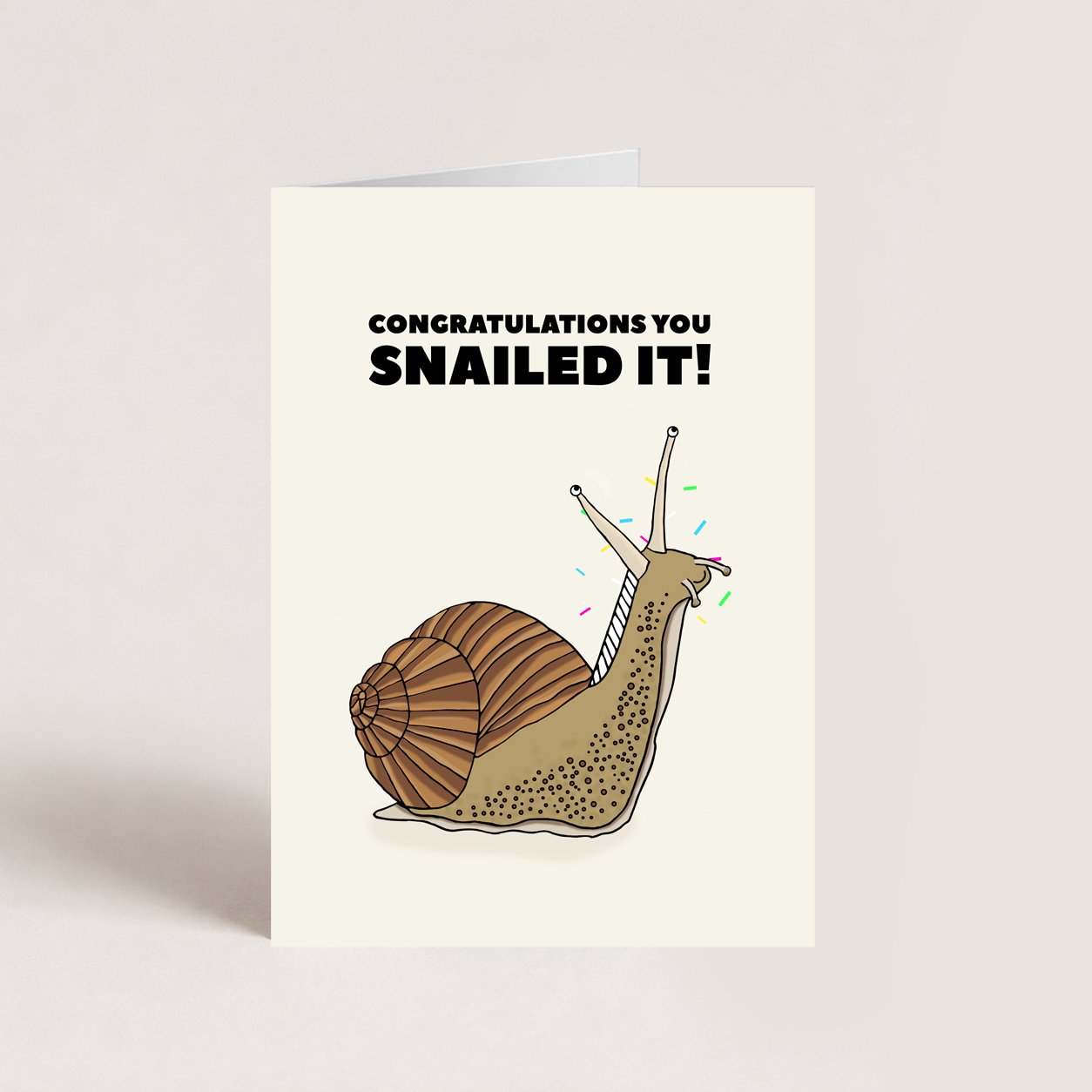 Snailed it! Card
