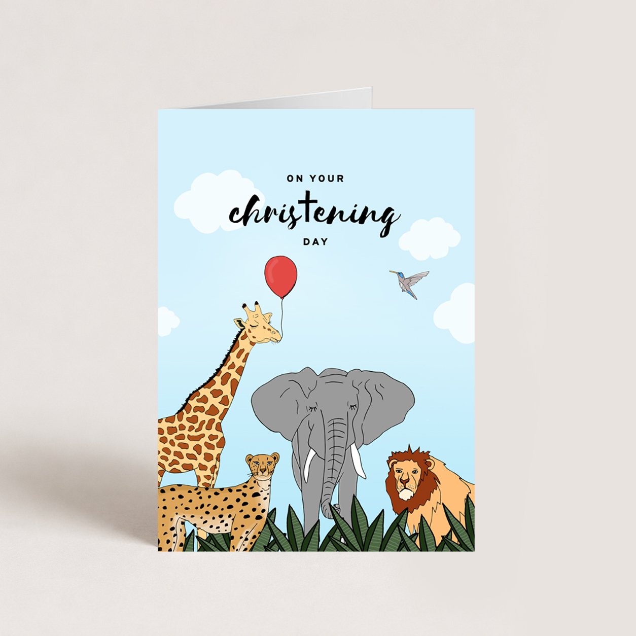 Baby Christening Card