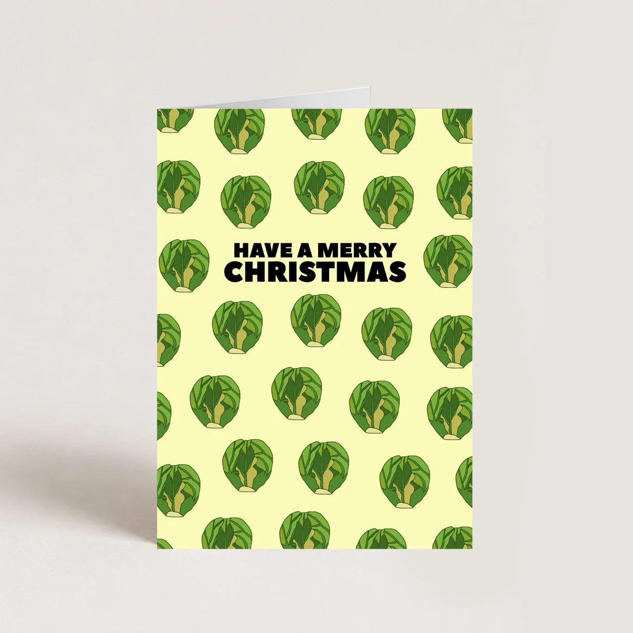 Brussel Sprouts Christmas Card