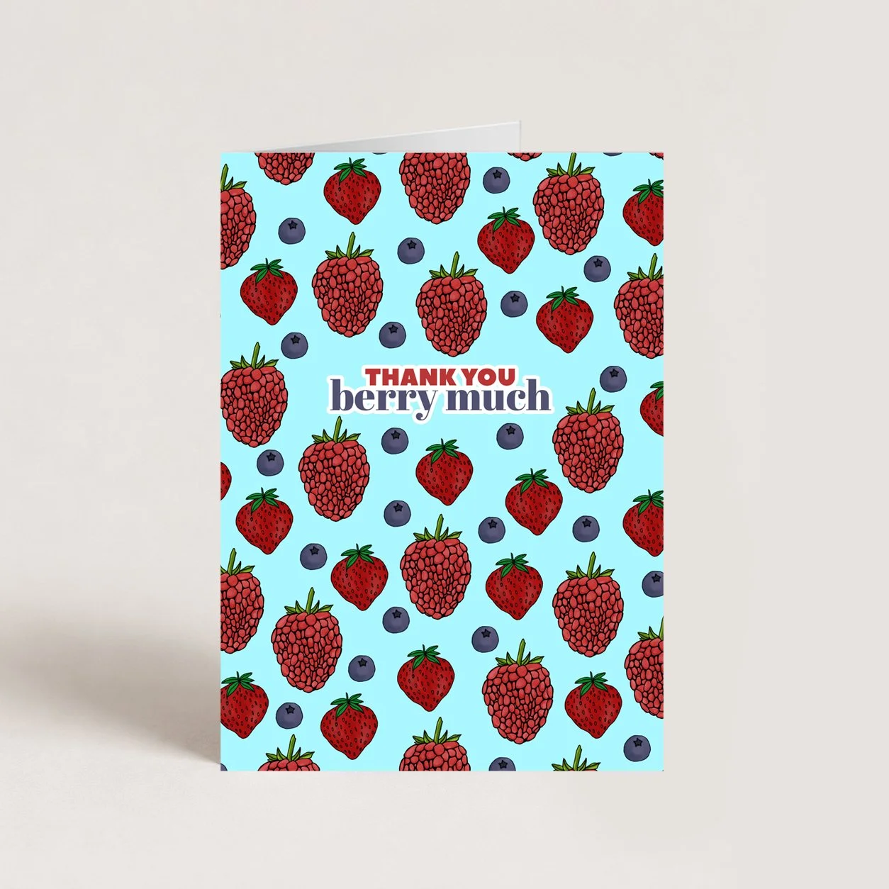 Thank You Berry Much Card