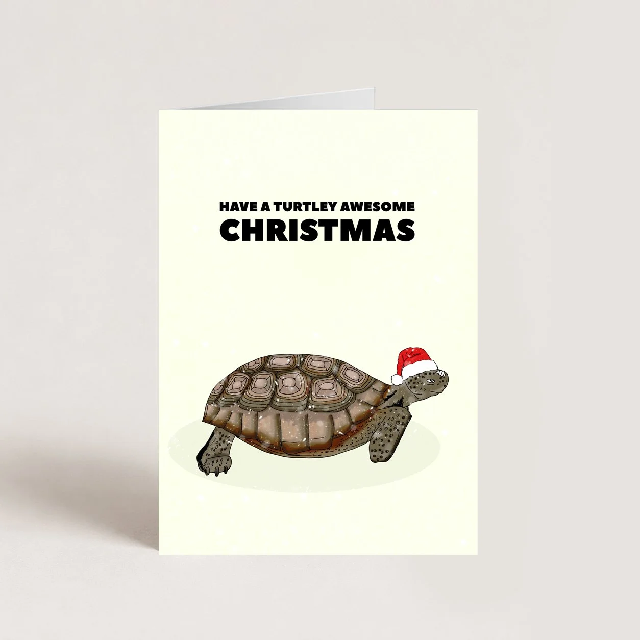 Turtle Christmas Card