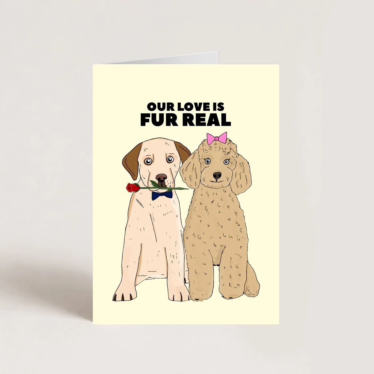 Our Love Dog Card