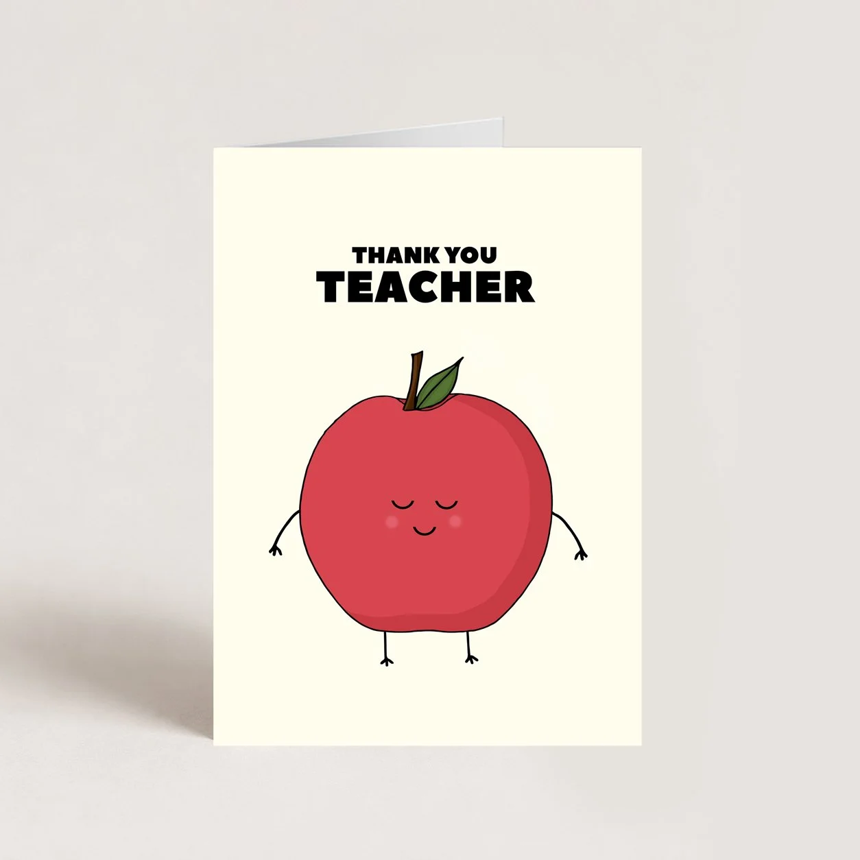 Thank You Teacher Card