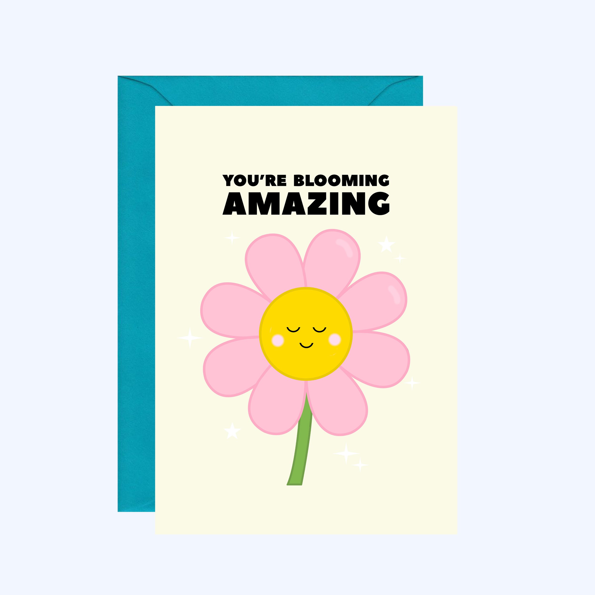 Flower Bloom Thank You Card