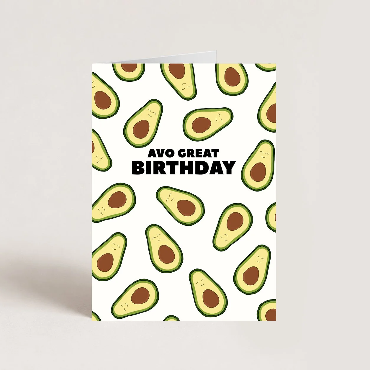 Avocado Birthday Card