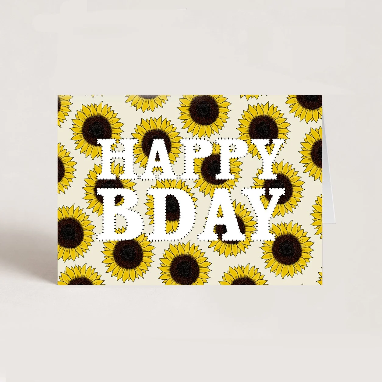 Sunflower BDay Card