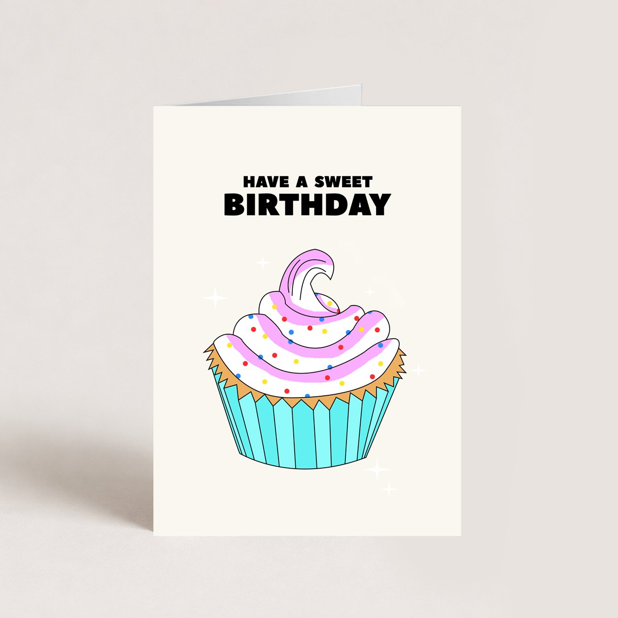 Cupcake Birthday Card