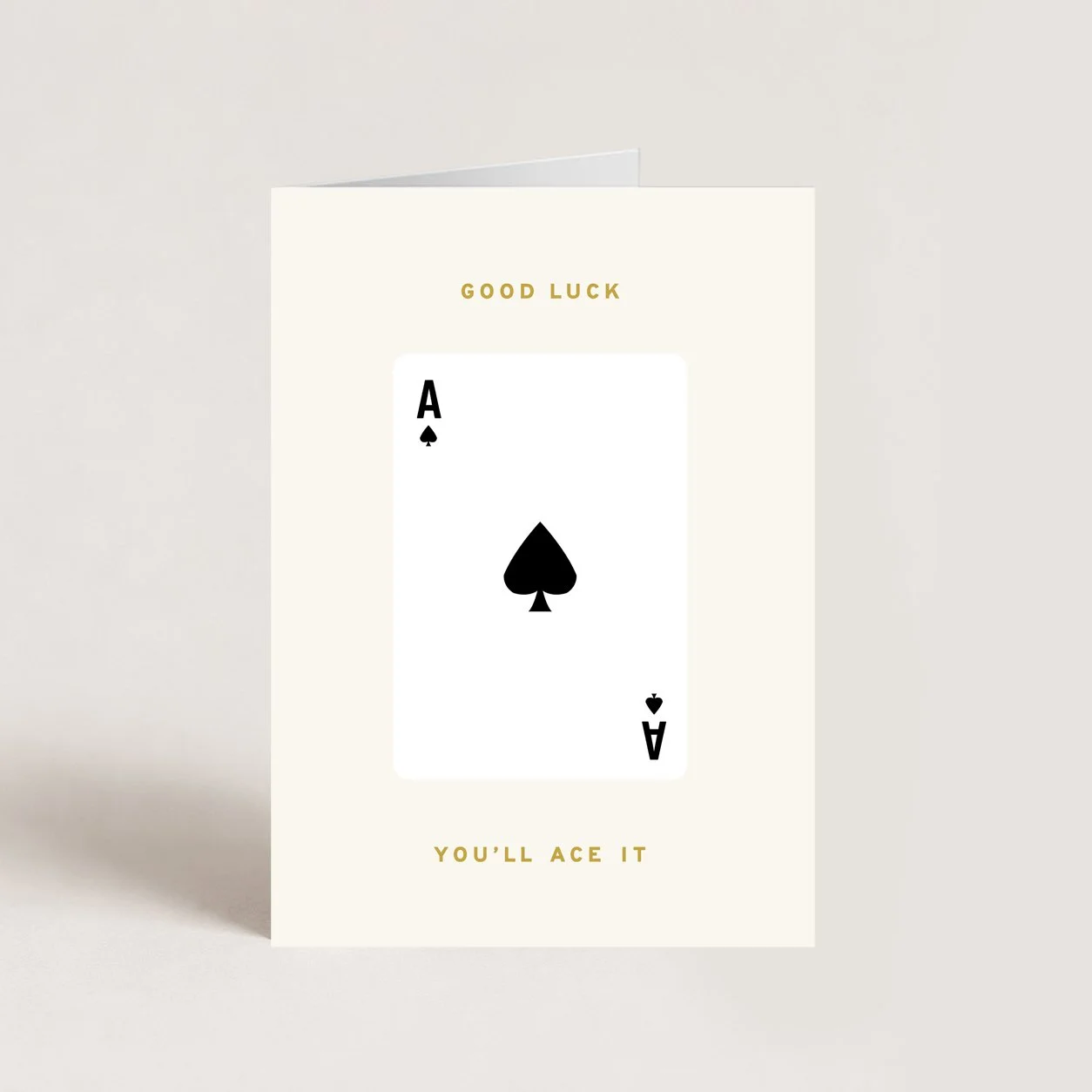 Good Luck You'll Ace It Card