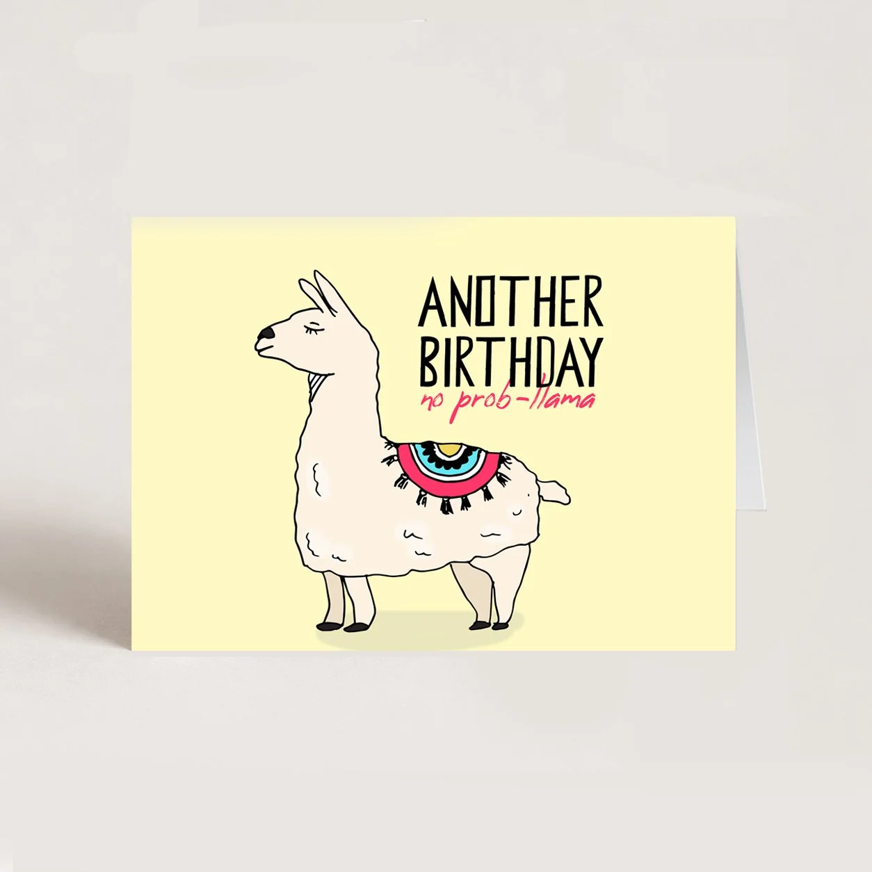 Llama Birthday Card