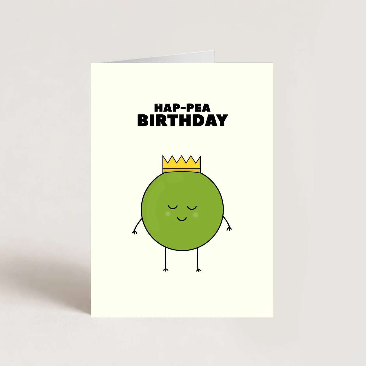 Pea Birthday Card