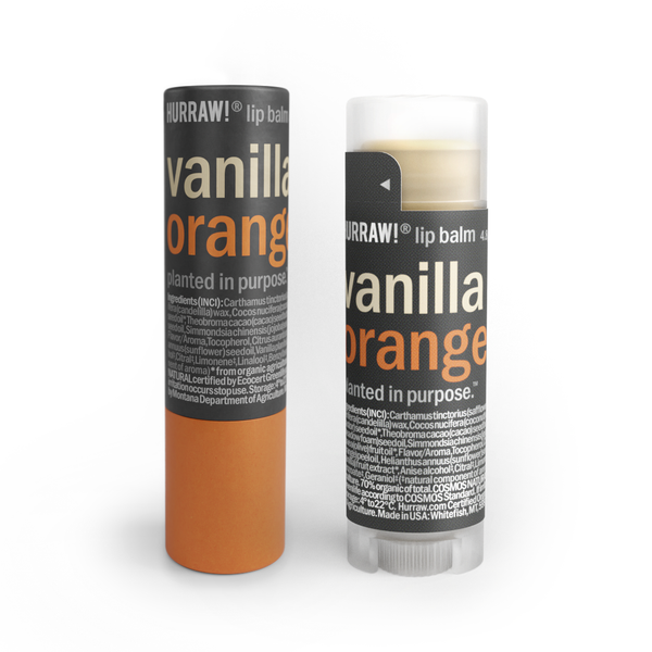 HURRAW! VANILLA ORANGE LIP BALM