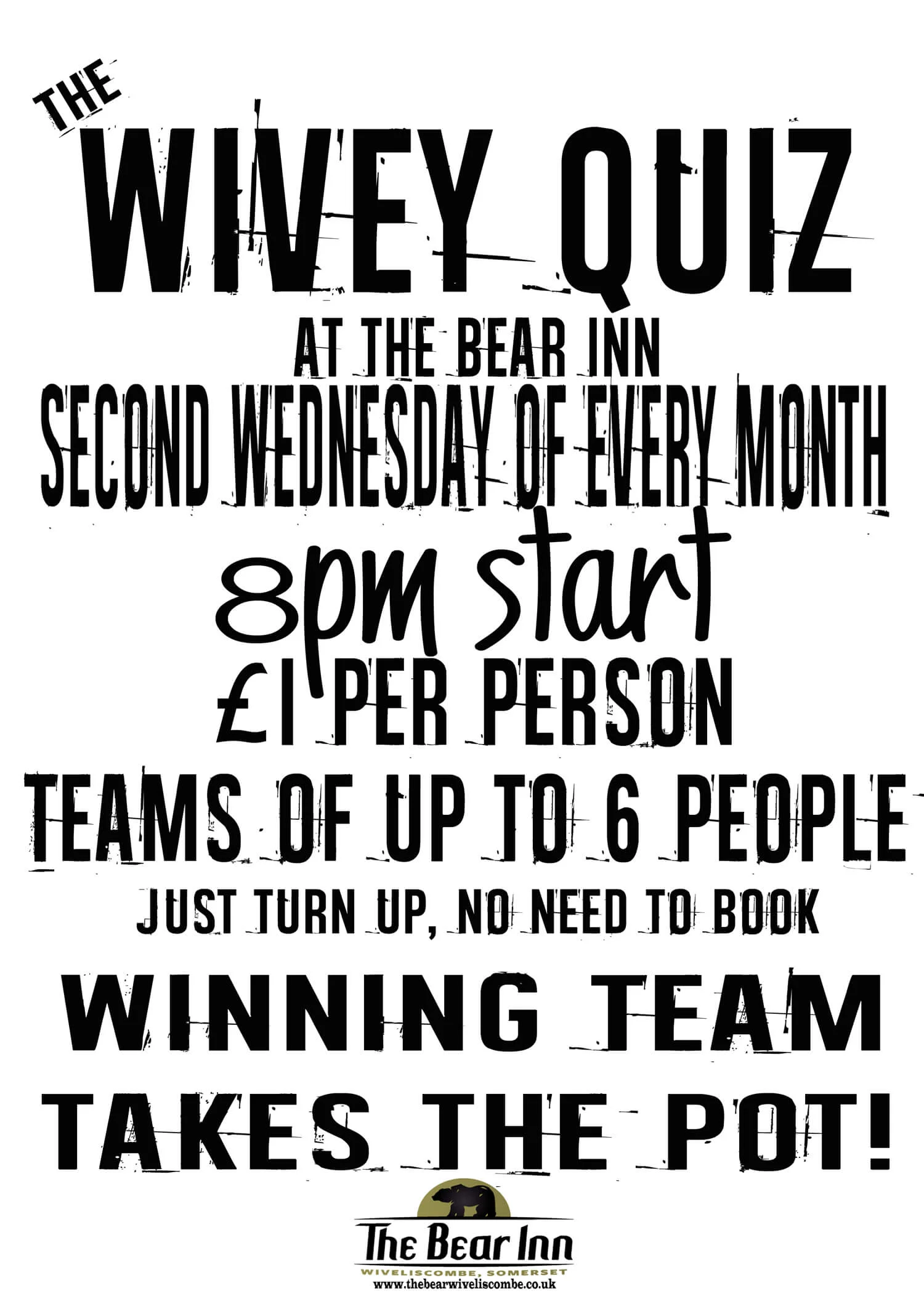 Second Wednesday of Each Month, the Wivey Quiz