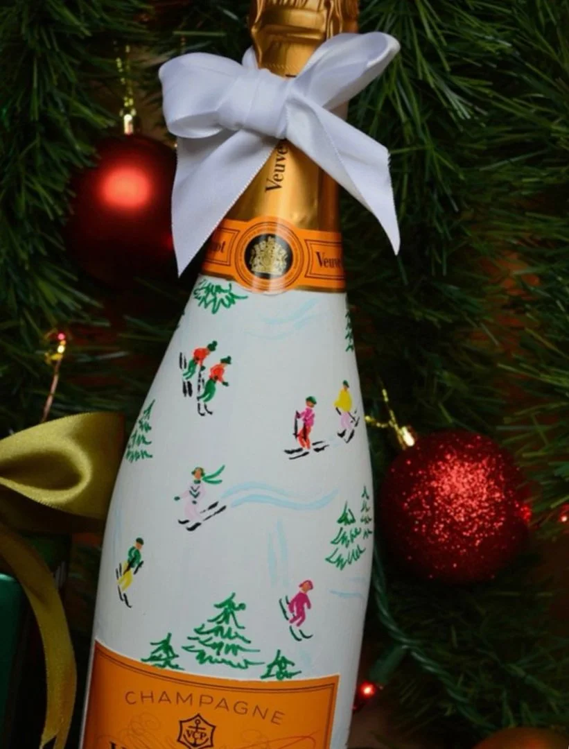 Champagne Bottle Paint &amp; Sip