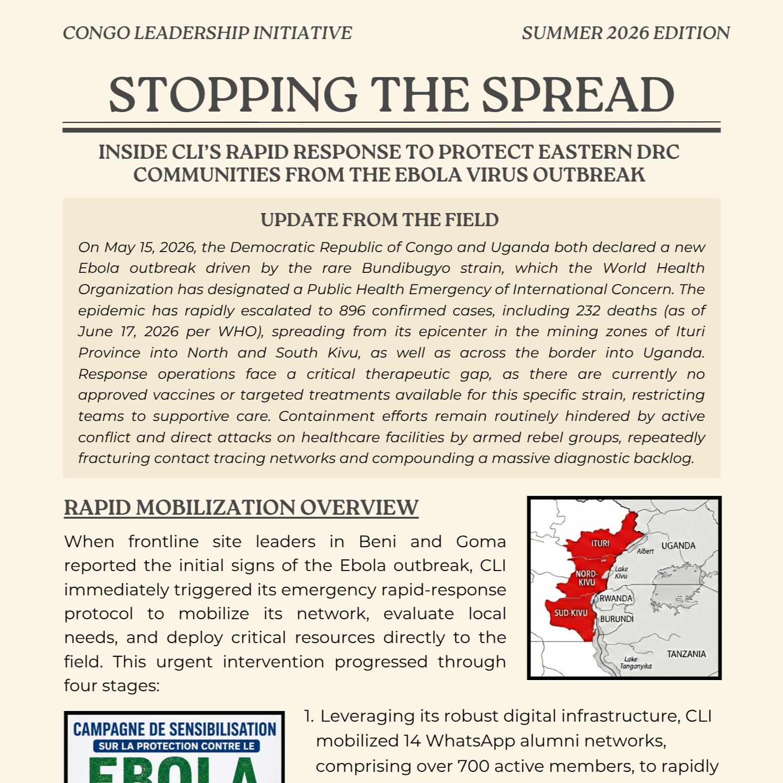 Stopping the Spread: CLI's Emergency Response to the Bundibugyo Ebola Outbreak (June 2026)