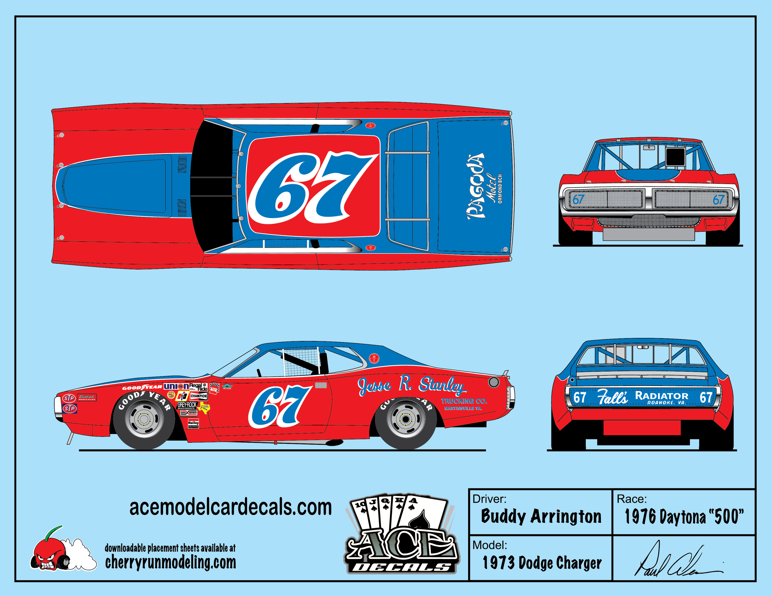 Buddy Arrington 1976 Daytona 500-01.png