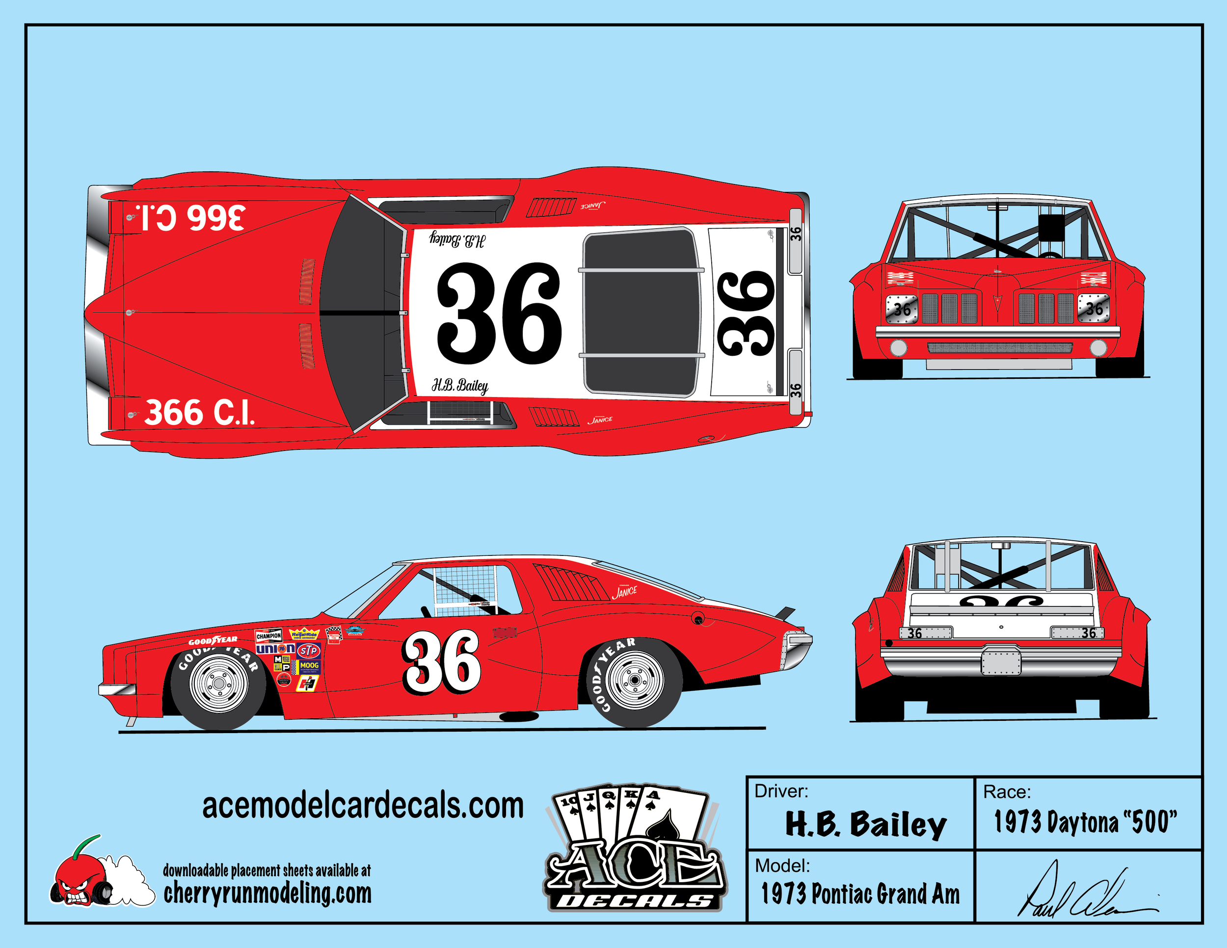 HB Baily 1973 Daytona 500-01.png