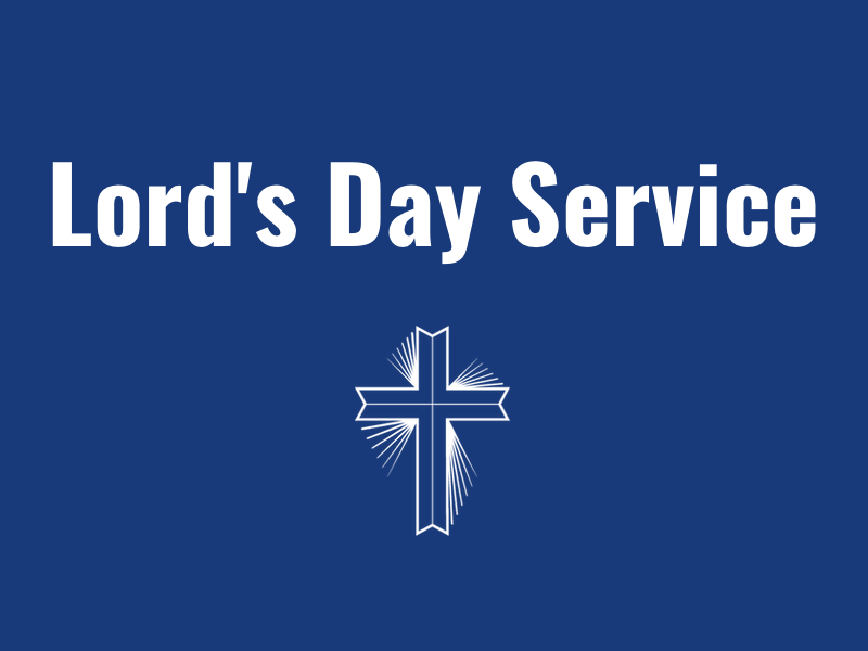 Lord's Day Service