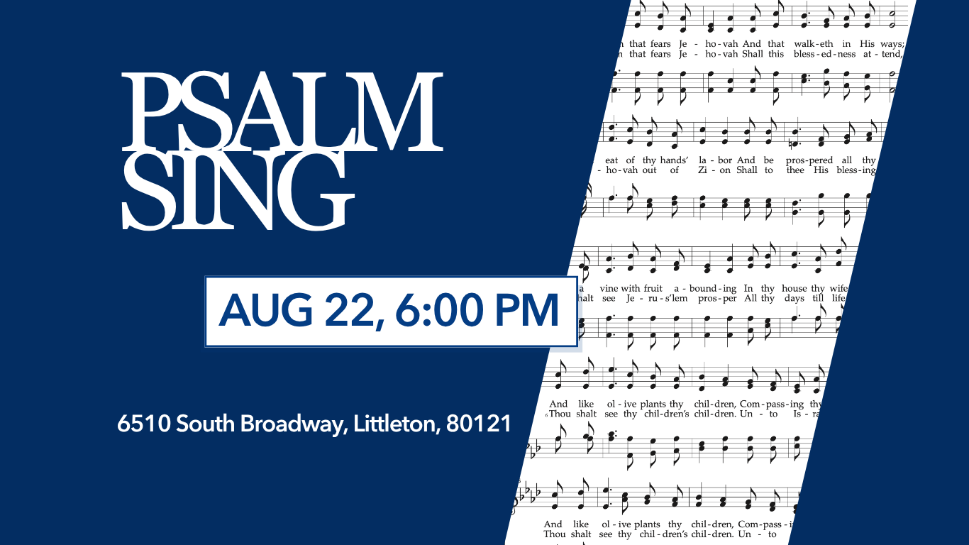 August Psalm Sing