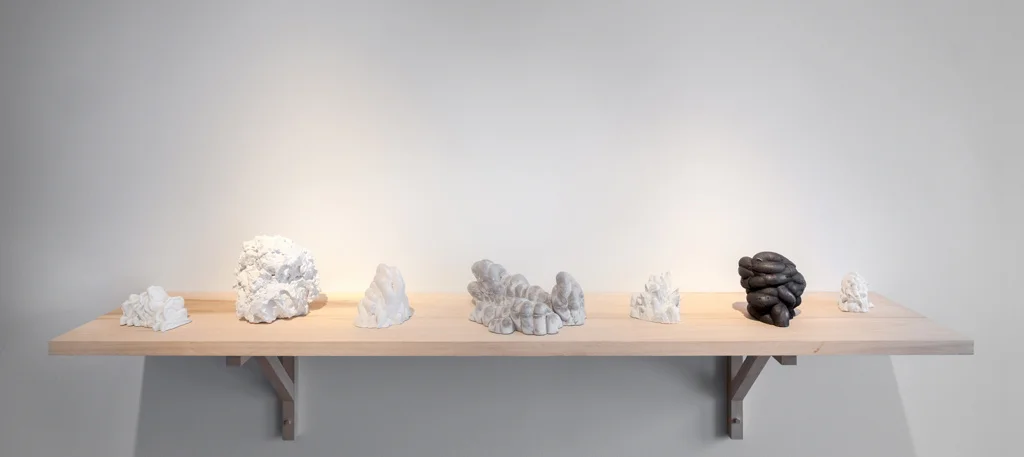 Studio Riffs (Cloud Morphology), 2014, plaster, hydrocal, ultra-cal, polystyrene, graphite