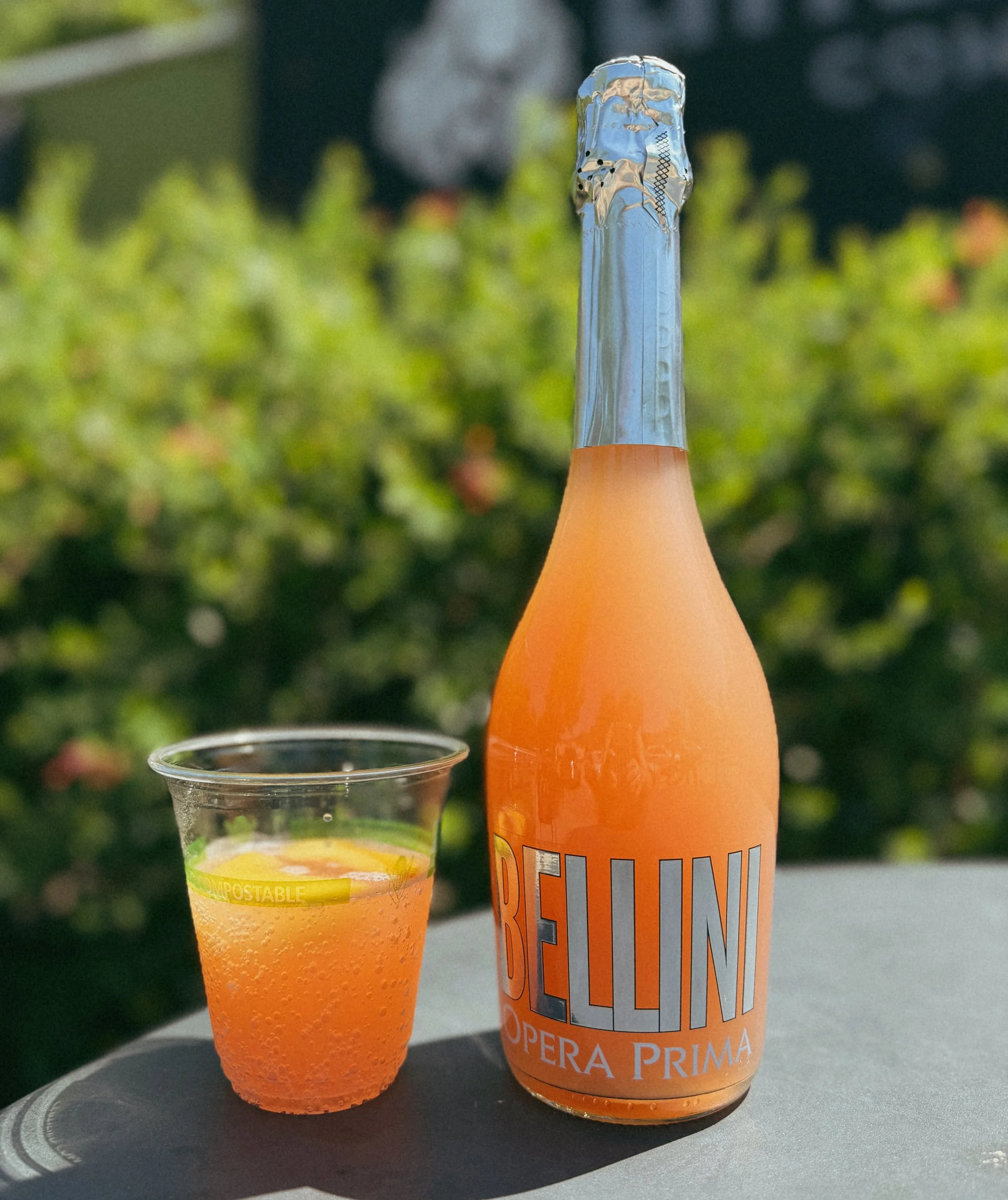Bellinis are now available! 🍑✨ 
Come sip something peachy with us! 🥂