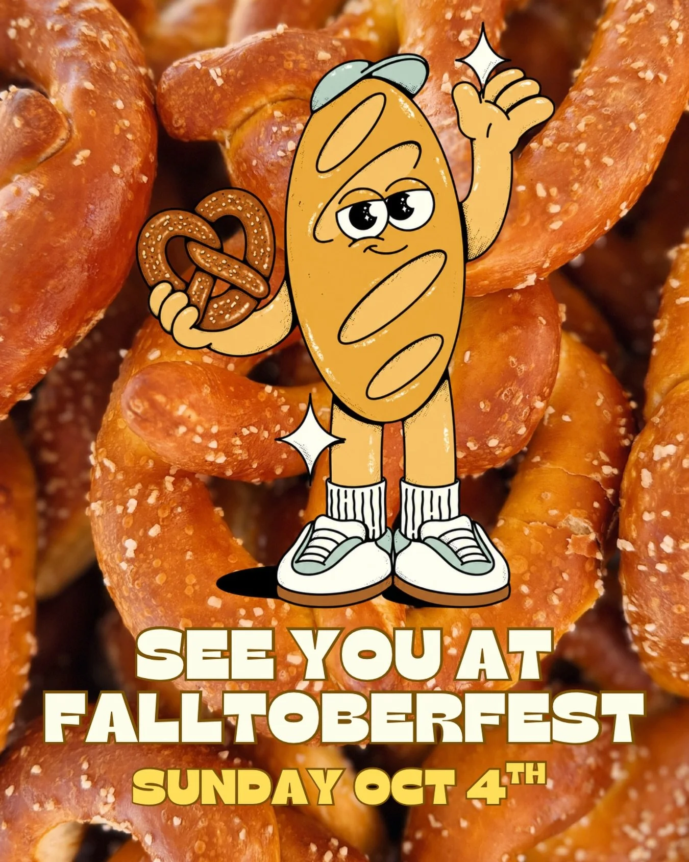 We&rsquo;re back at Falltoberfest! 🥨 Follow the smell of pretzels, fresh from the oven. See you Sunday!