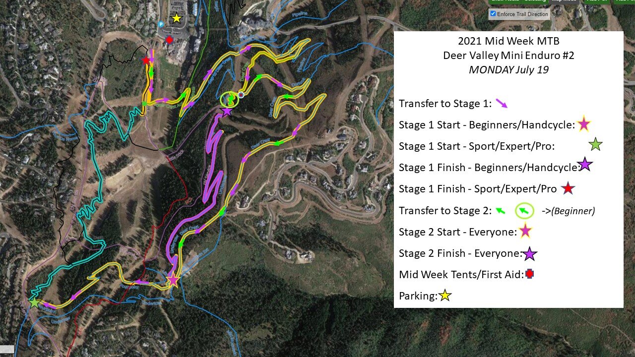 Deer Valley Mini Enduro #3: Course Maps 