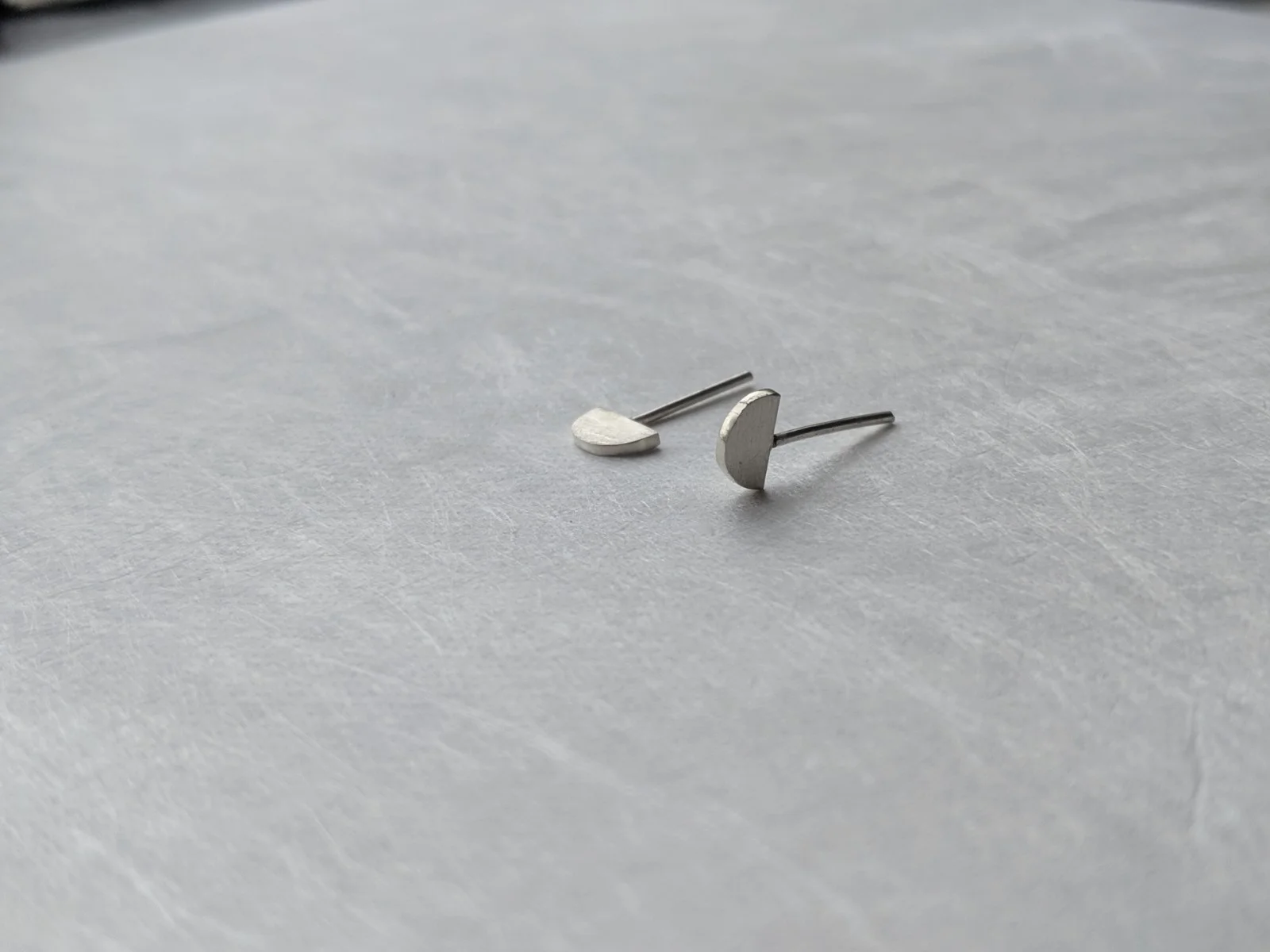 Sterling Silver Geometric Studs